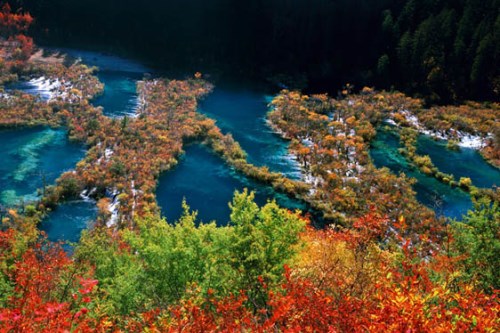 九寨溝十、十一月旅游-九寨溝浪漫彩林游